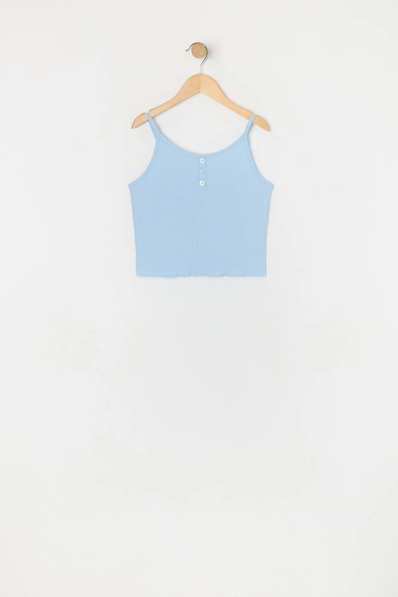 Débardeur Henley côtelé pour fille sold by Urban Planet