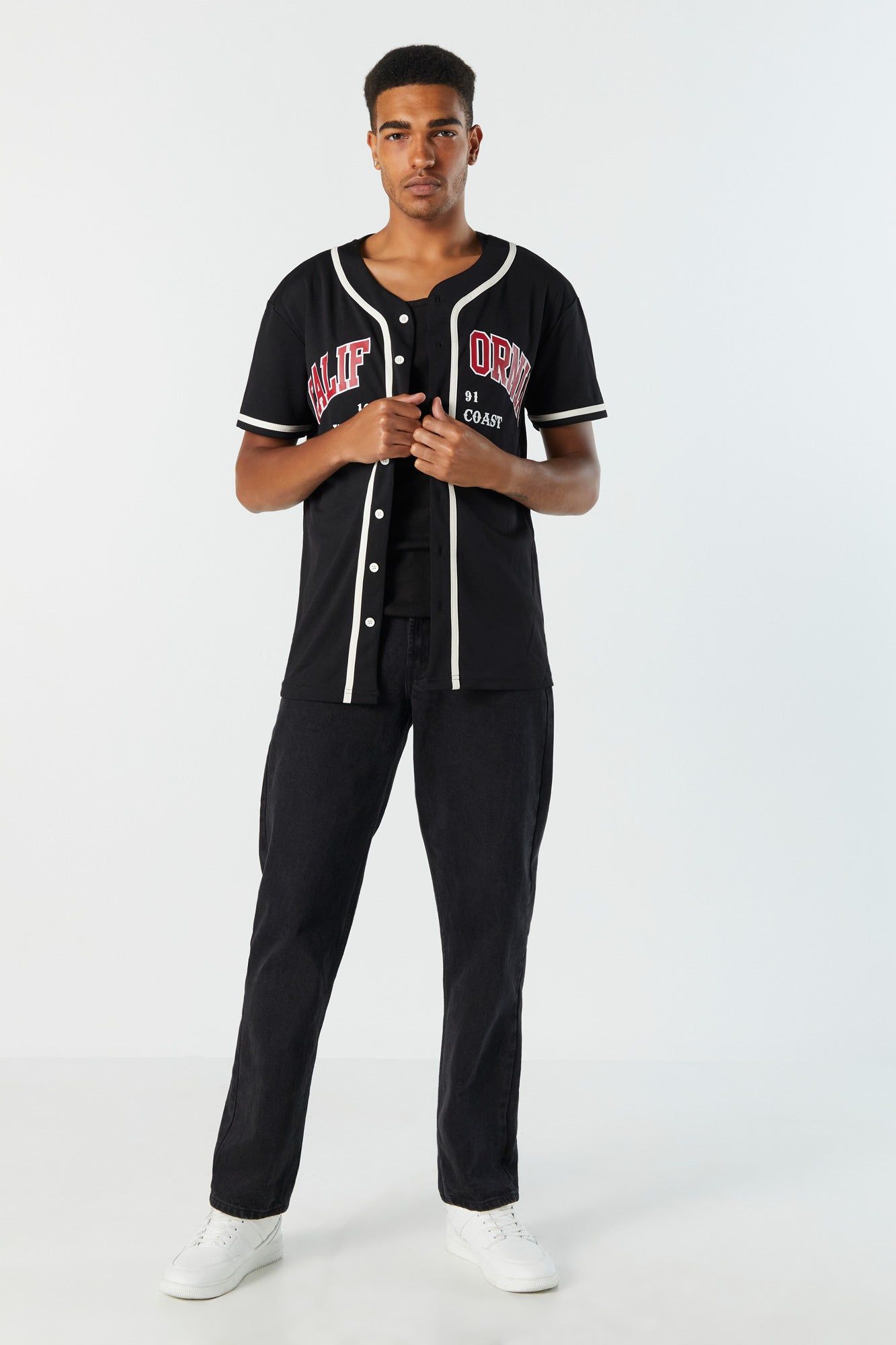 California Graphic Baseball Jersey sold by Urban Planet product image thumbnail 3