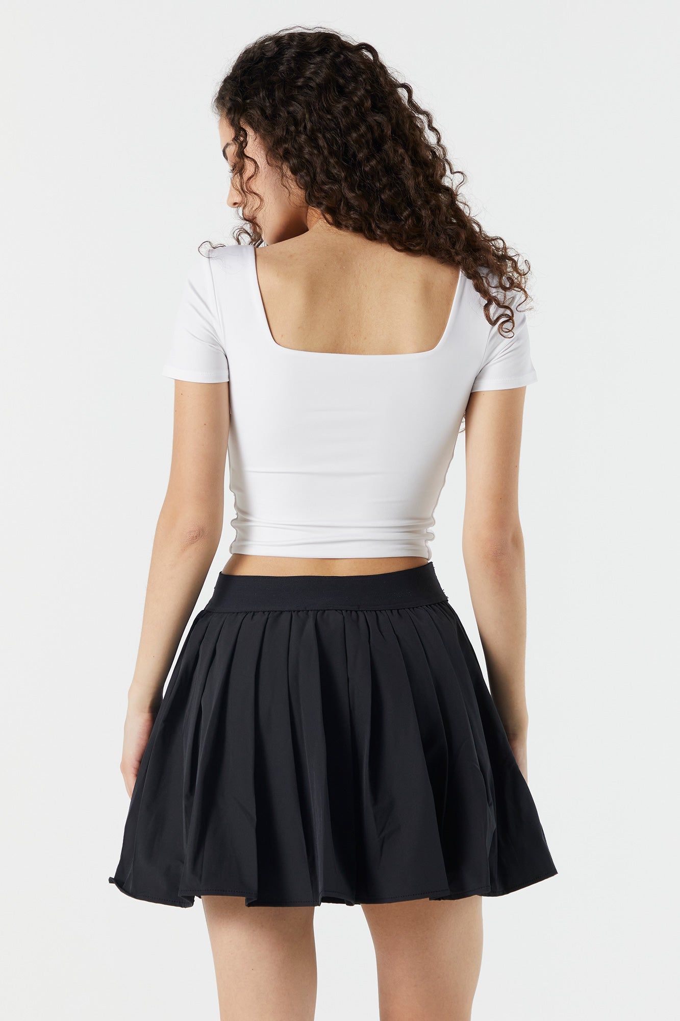 Pleated Pull On Mini Skirt sold by Urban Planet product image thumbnail 3