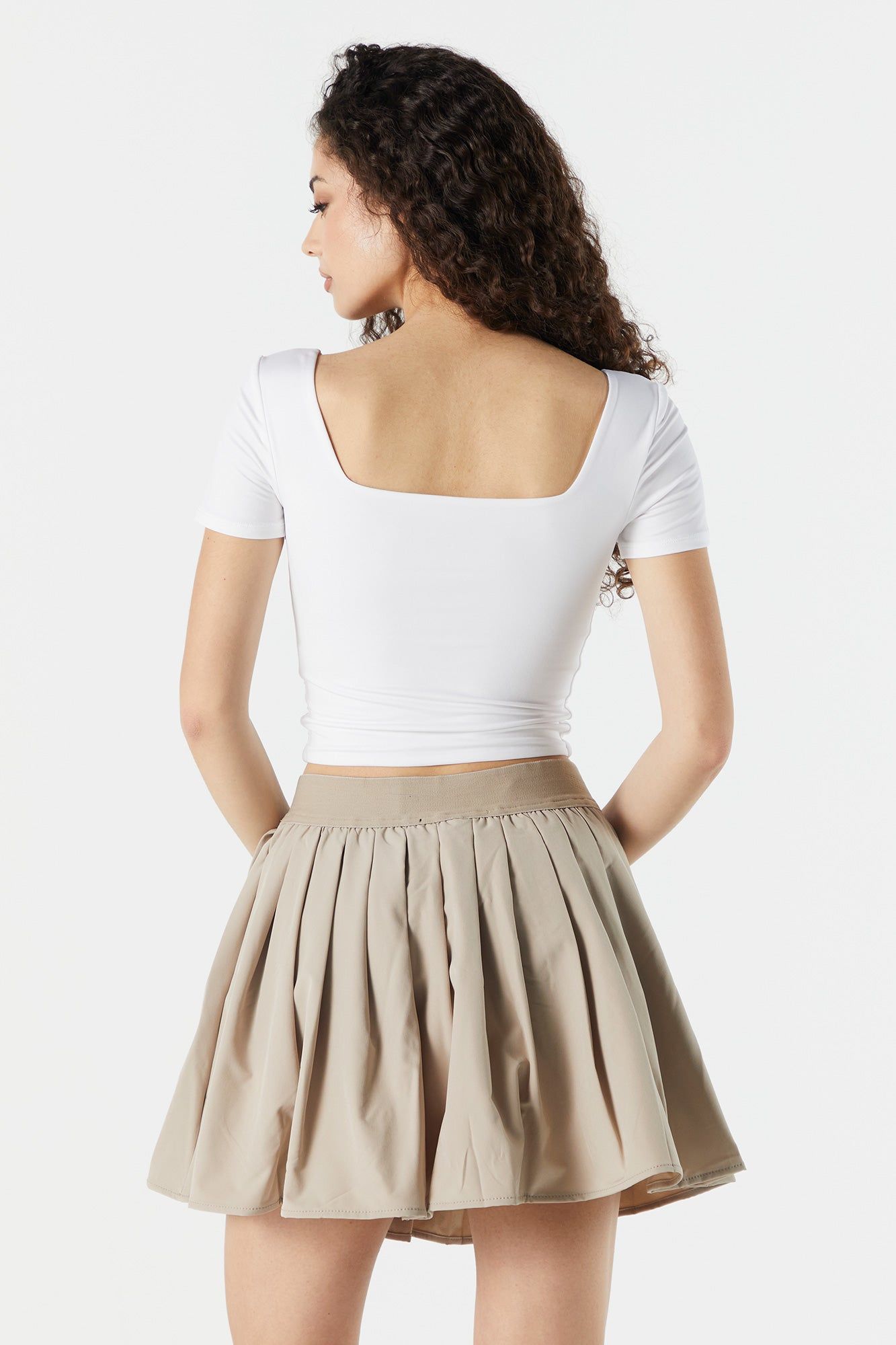 Pleated Pull On Mini Skirt sold by Urban Planet product image thumbnail 19
