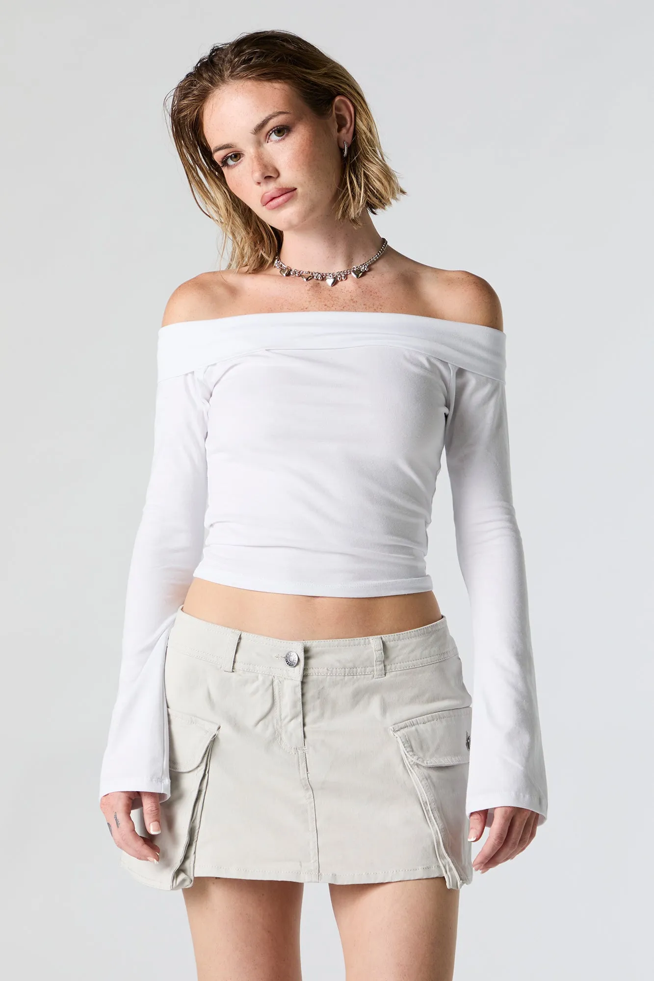 Jupe-short cargo à taille basse sold by Urban Planet product image thumbnail 5