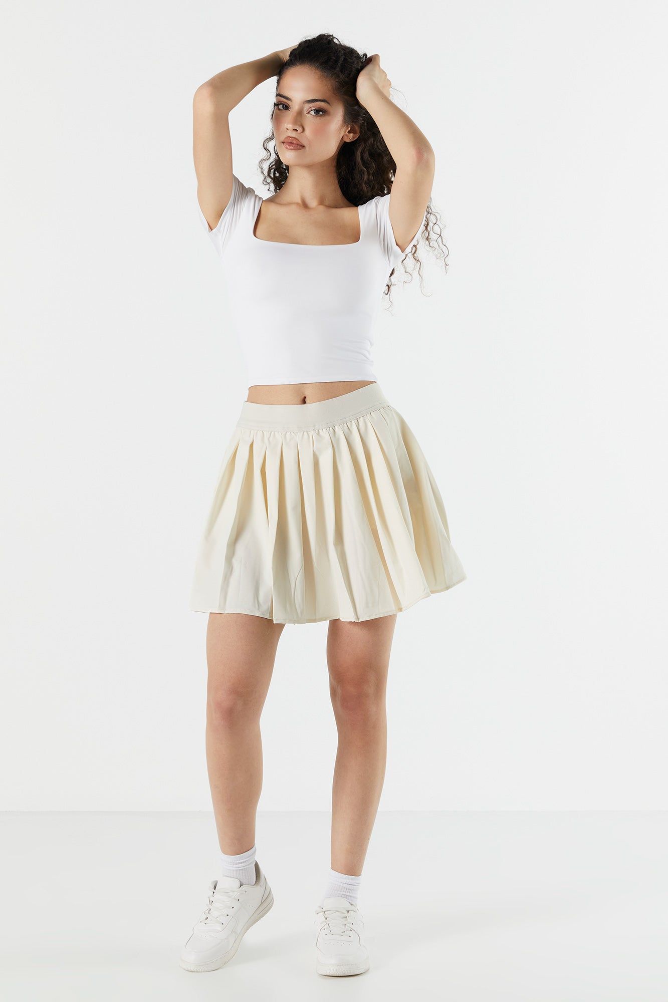 Pleated Pull On Mini Skirt sold by Urban Planet product image thumbnail 8