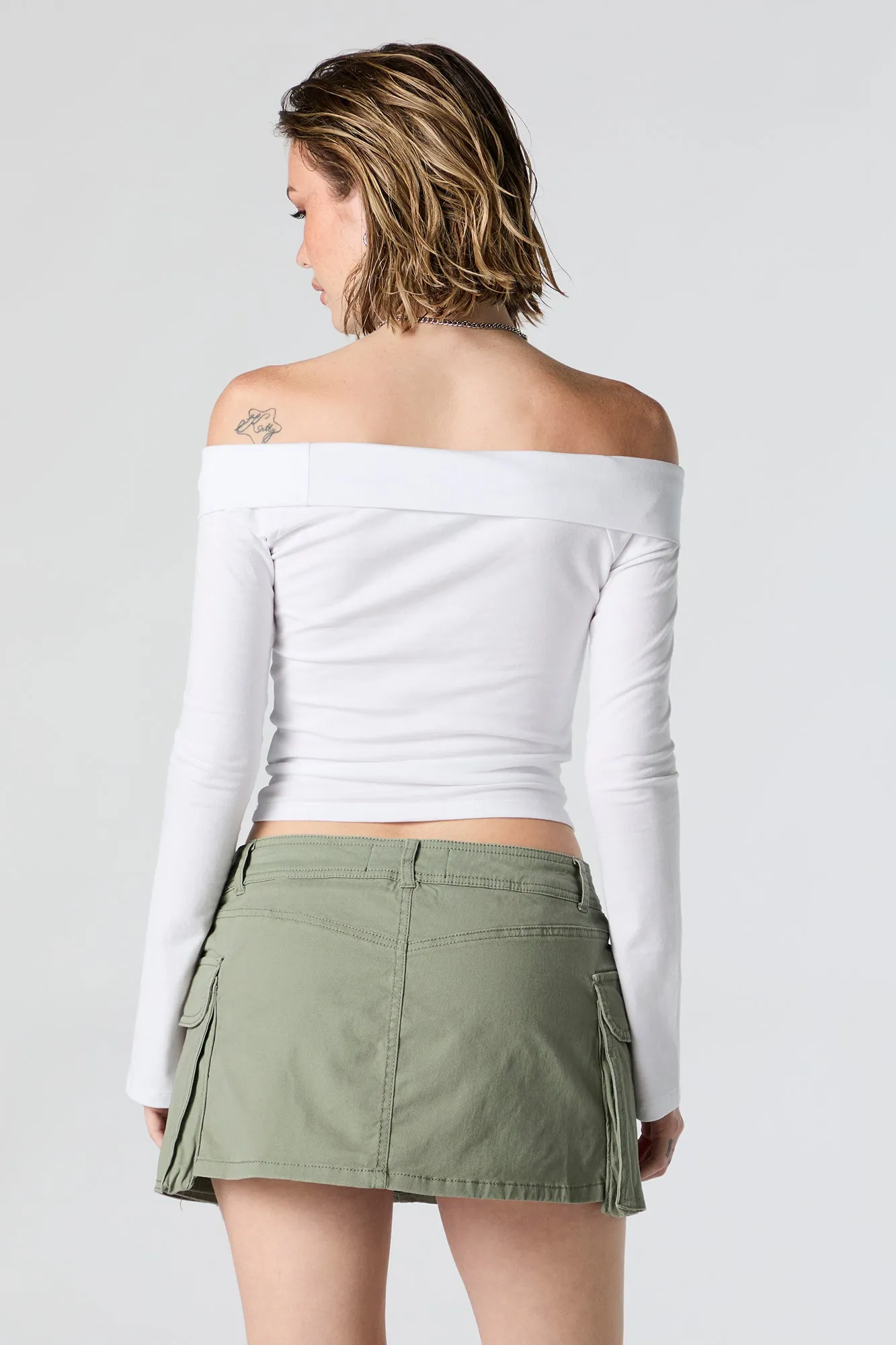 Jupe-short cargo à taille basse sold by Urban Planet product image thumbnail 2
