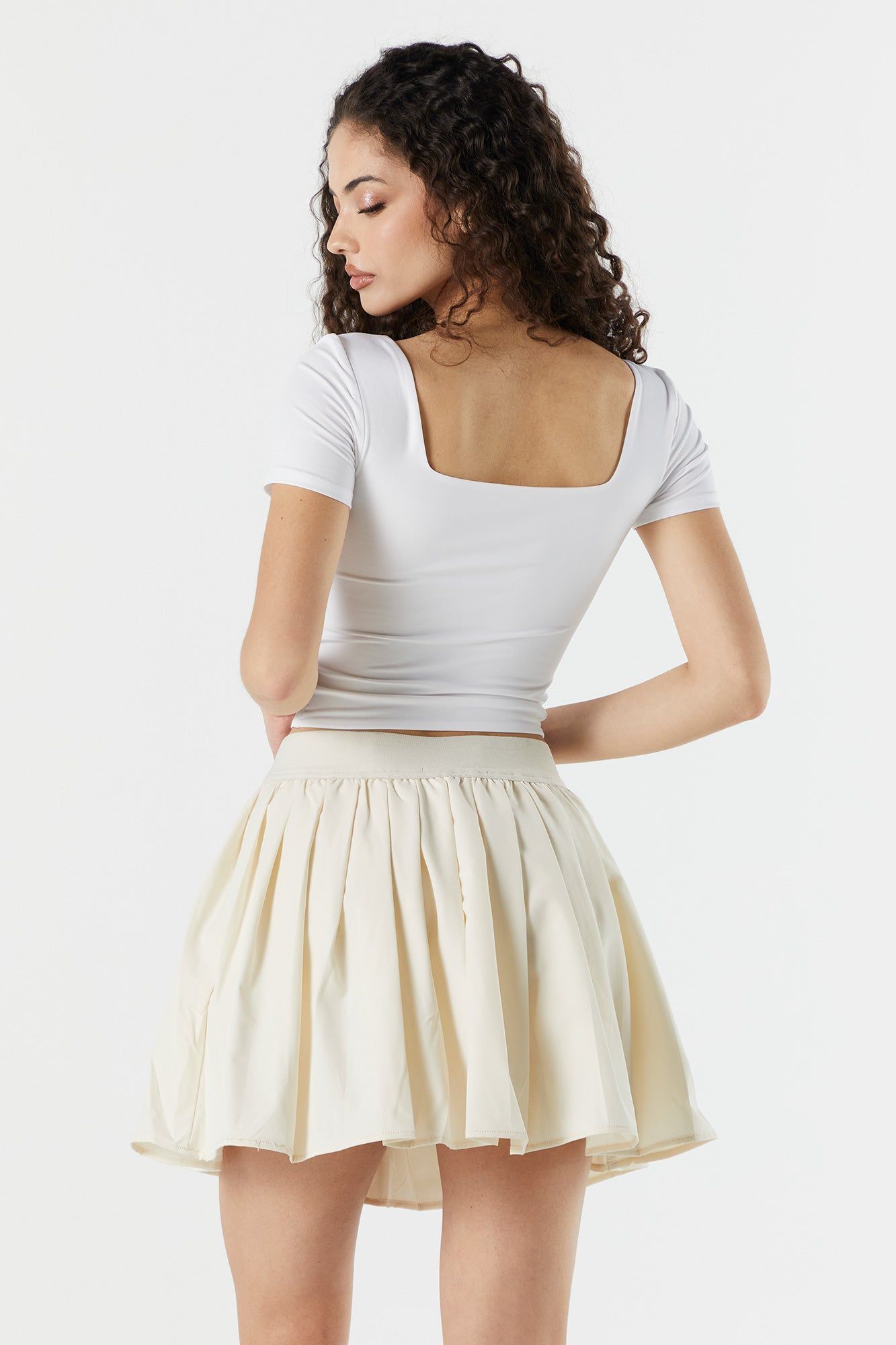Pleated Pull On Mini Skirt sold by Urban Planet product image thumbnail 7