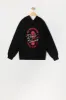 Haut à capuchon en molleton avec imprimé Rebels on Wheels pour garçon sold by Urban Planet