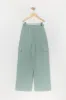 Girls Fleece Wide Leg Cargo Pant sold by Urban Planet