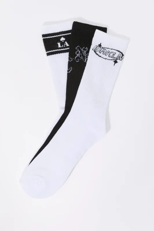 City Crew Socks (3 Pack) sold by Urban Planet