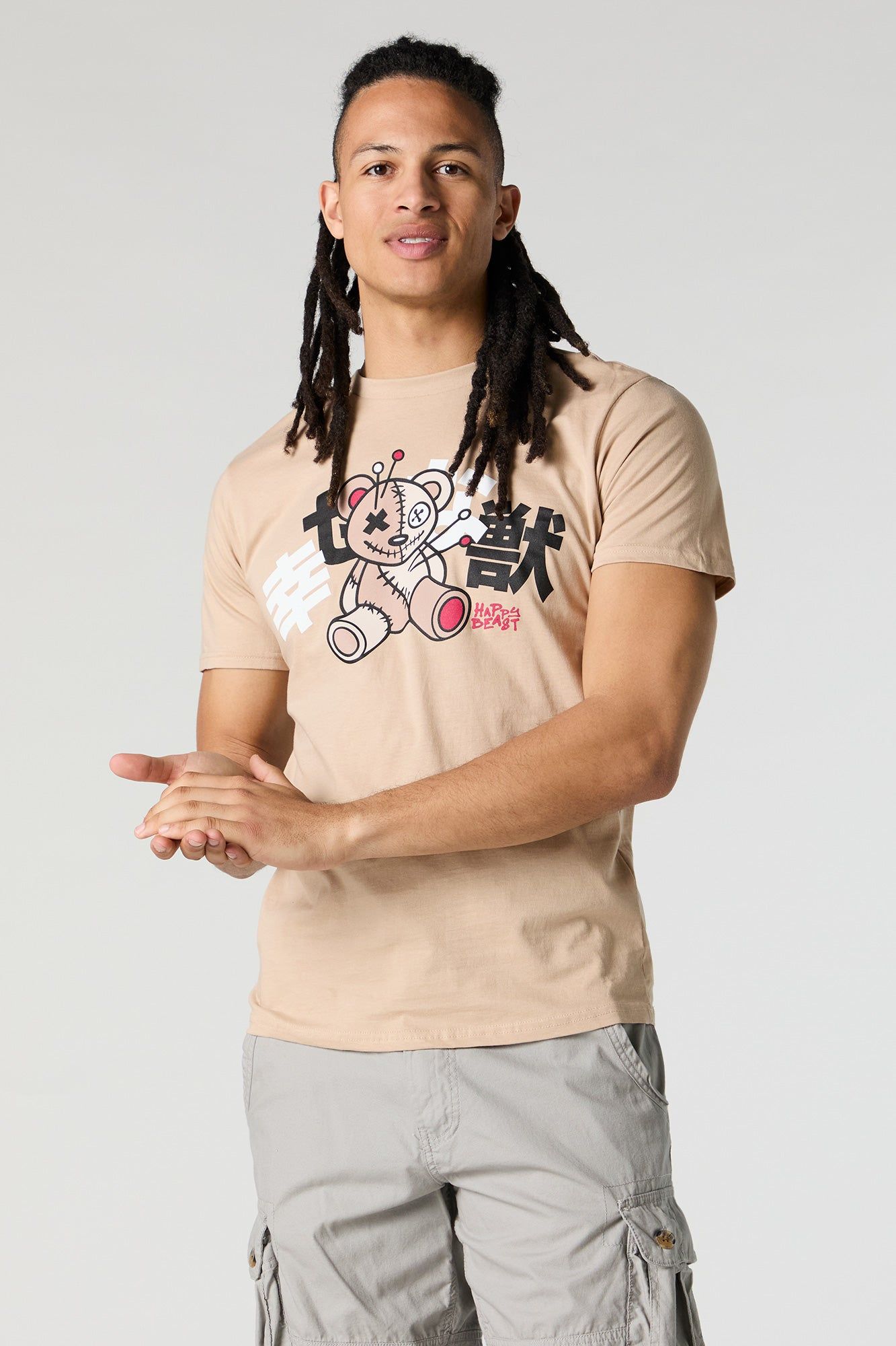 Happy Beast Graphic T-Shirt sold by Urban Planet product image thumbnail 2