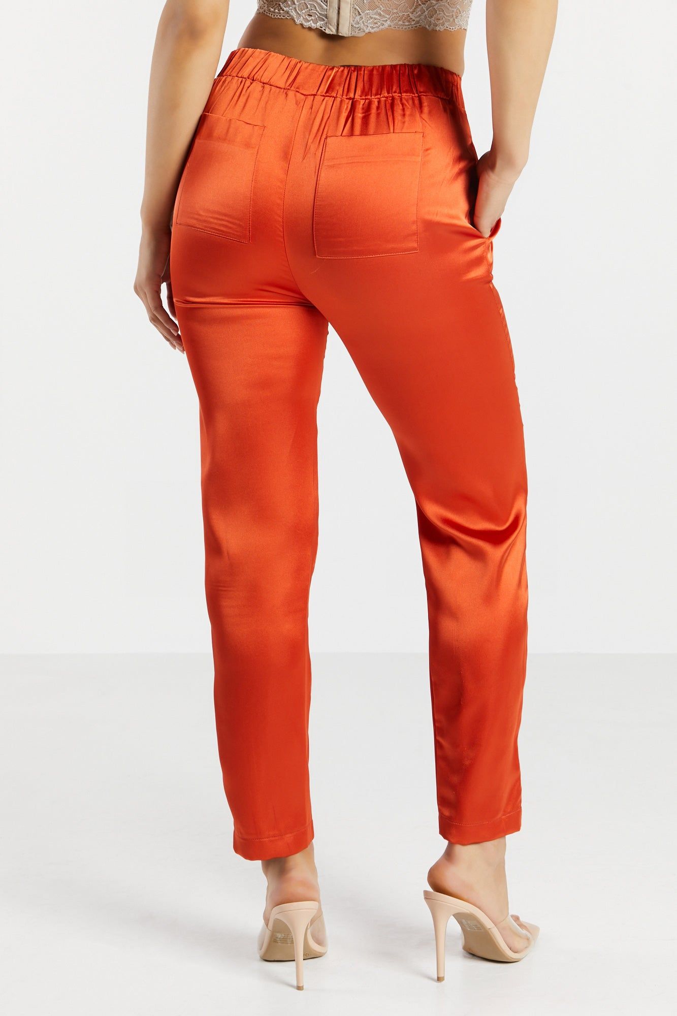 Pantalon mince mi-taille en satin sold by Urban Planet product image thumbnail 16