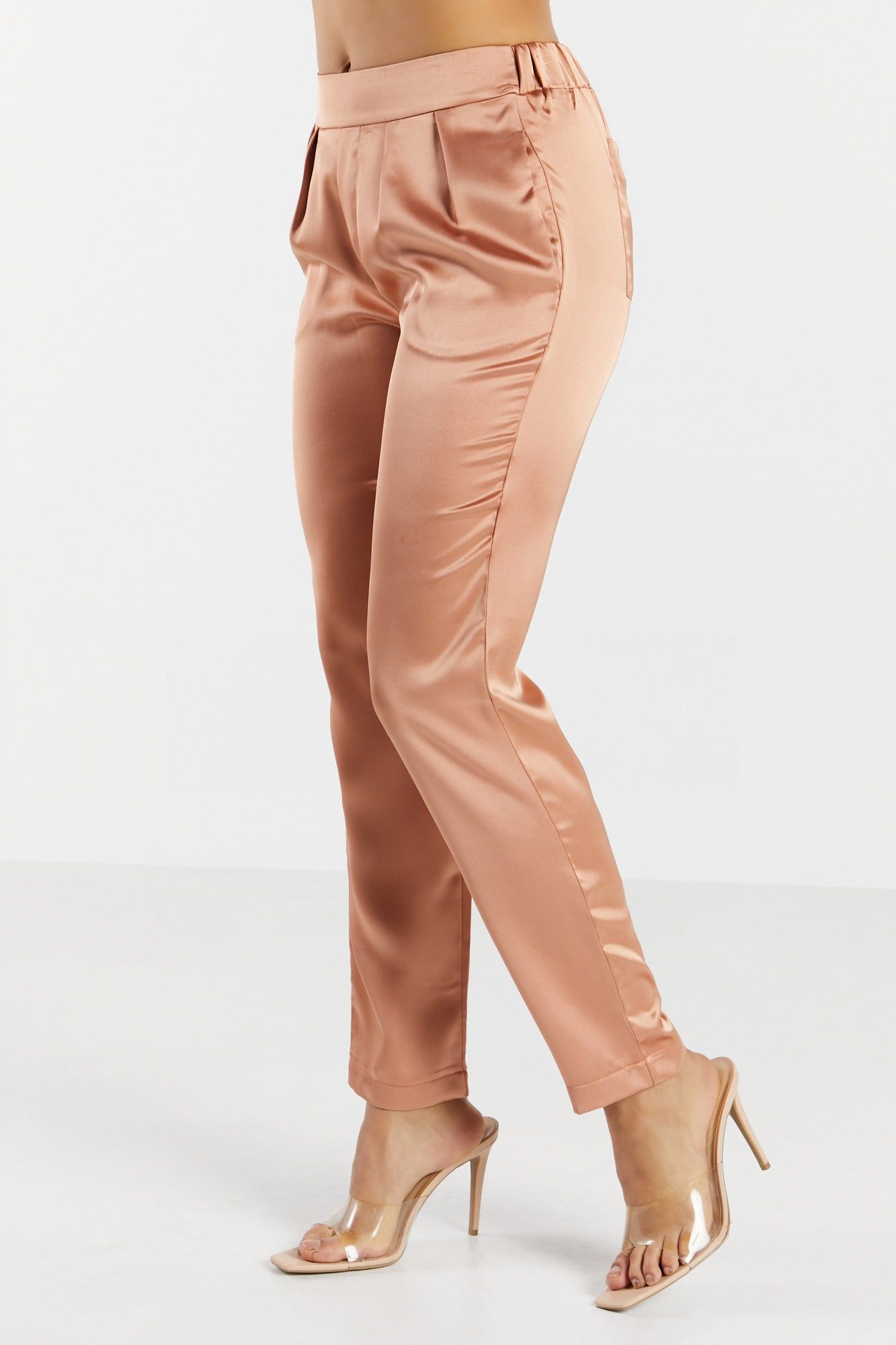 Pantalon mince mi-taille en satin sold by Urban Planet product image thumbnail 11