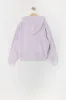 Haut surcimensionné à capuchon en velours avec fermeture à glissière pour fille sold by Urban Planet