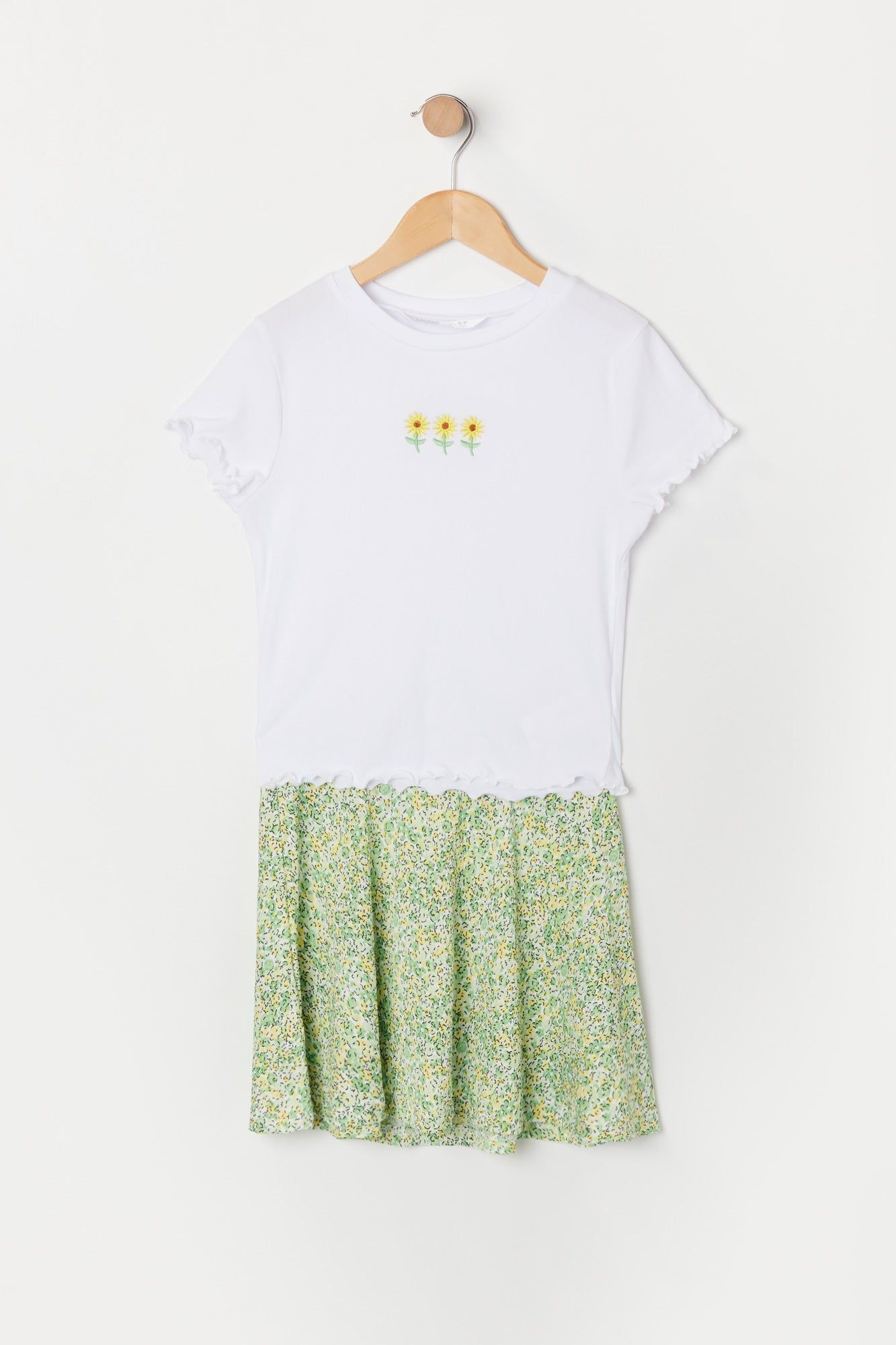 Ensemble avec t-shirt et jupe fleuris pour fille sold by Urban Planet