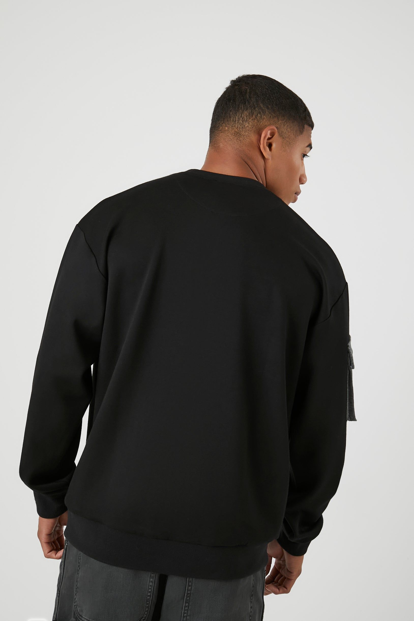 Pocket Crewneck Sweatshirt sold by Urban Planet product image thumbnail 3