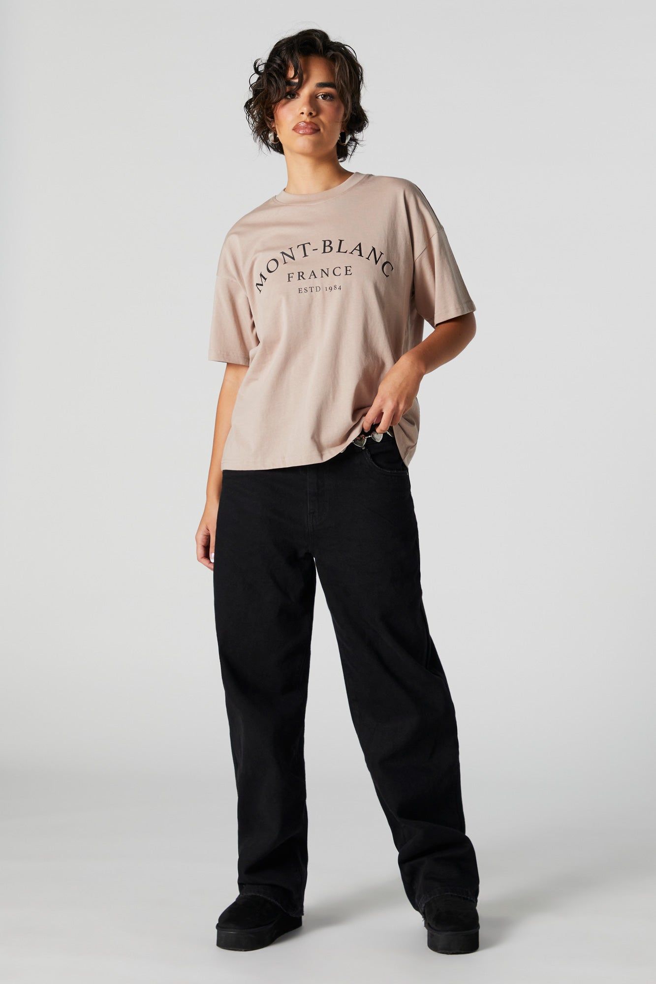 Mont-Blanc Graphic T-Shirt sold by Urban Planet product image thumbnail 3