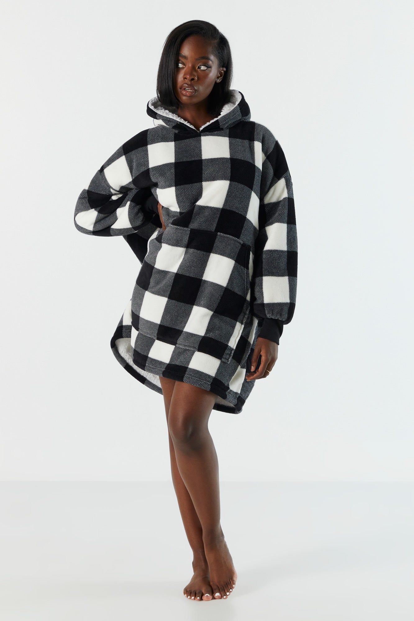 Haut surdimensionné à gros carreaux sold by Urban Planet product image thumbnail 3