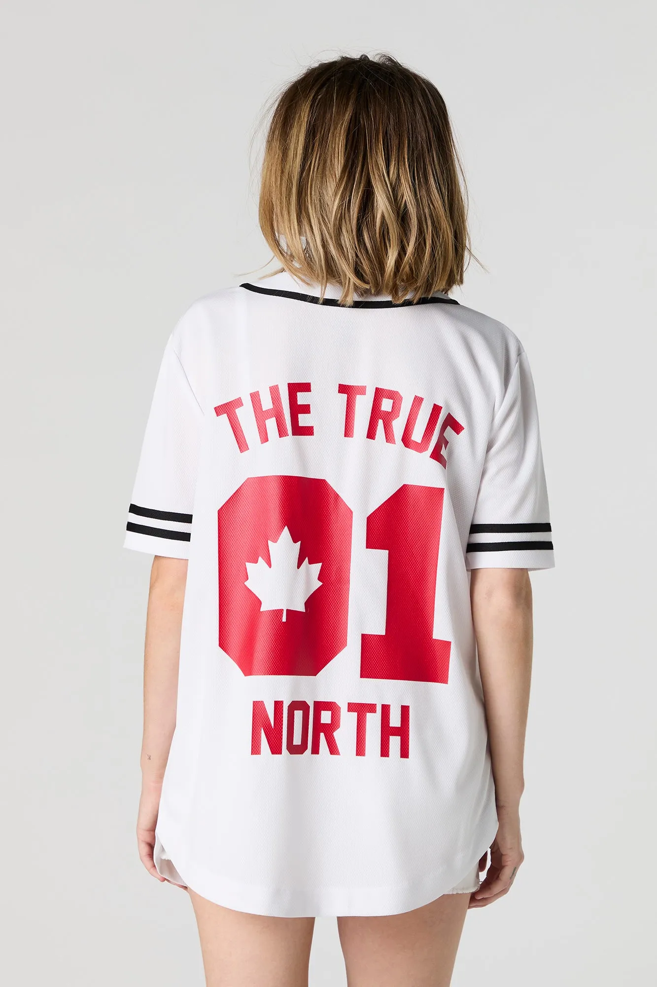 True North Graphic Mesh Canada Day Baseball Jersey sold by Urban Planet product image thumbnail 2