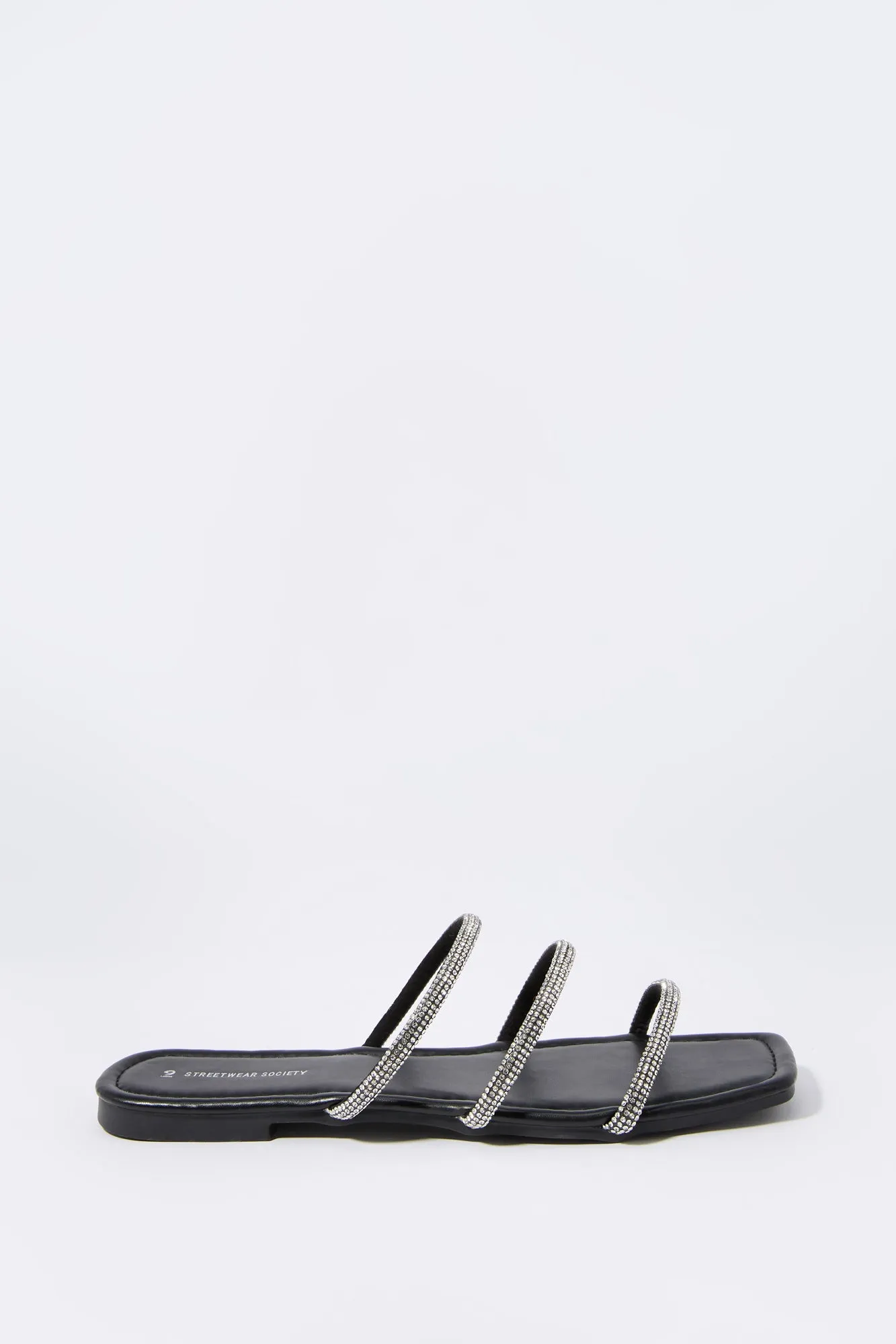 Sandales avec brides ornées de pierres du Rhin sold by Urban Planet product image thumbnail 2