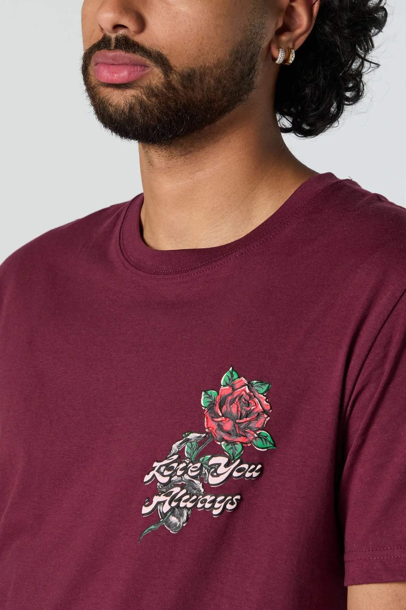 Love You Always Graphic T-Shirt sold by Urban Planet product image thumbnail 2