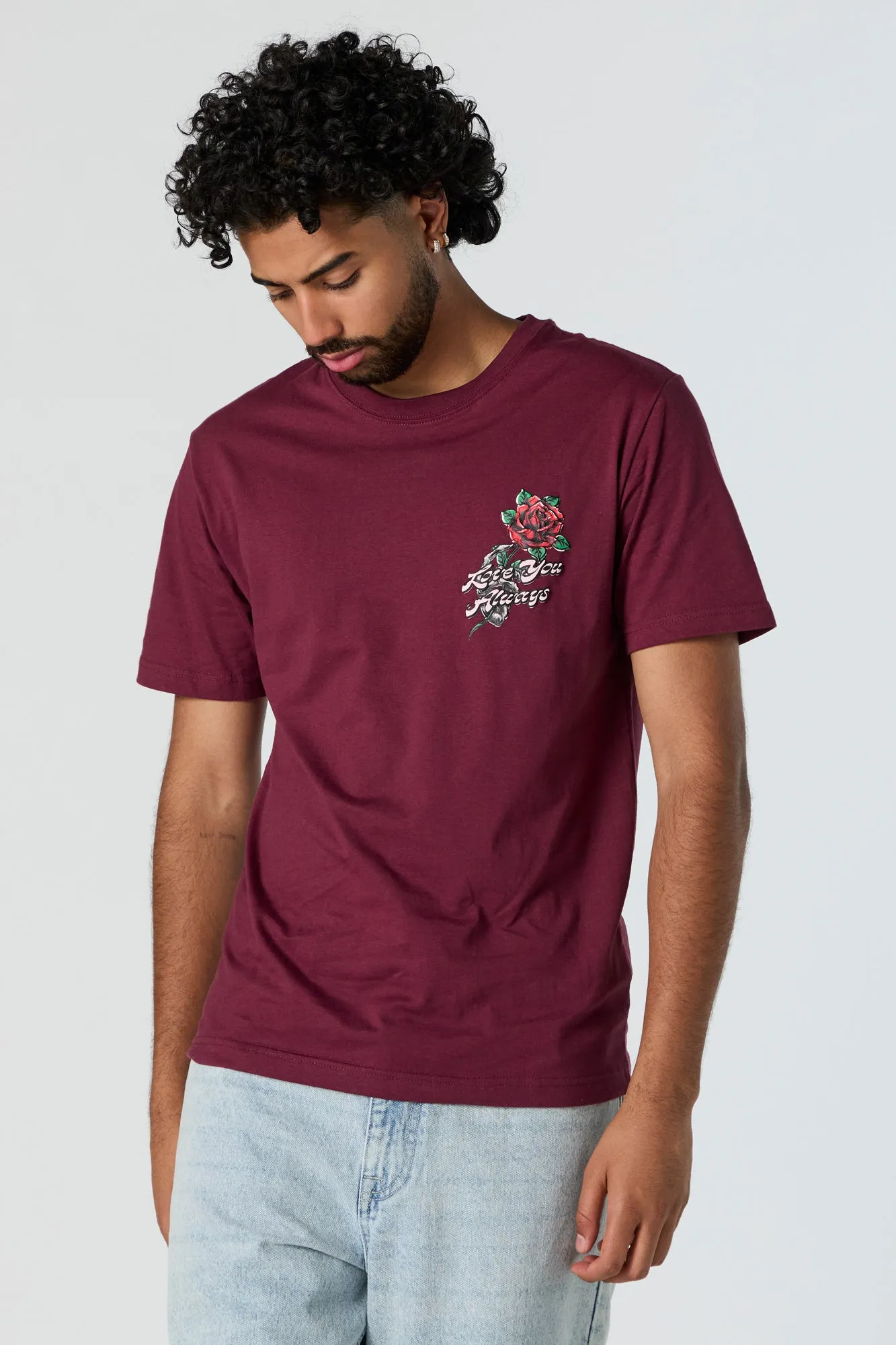 Love You Always Graphic T-Shirt sold by Urban Planet