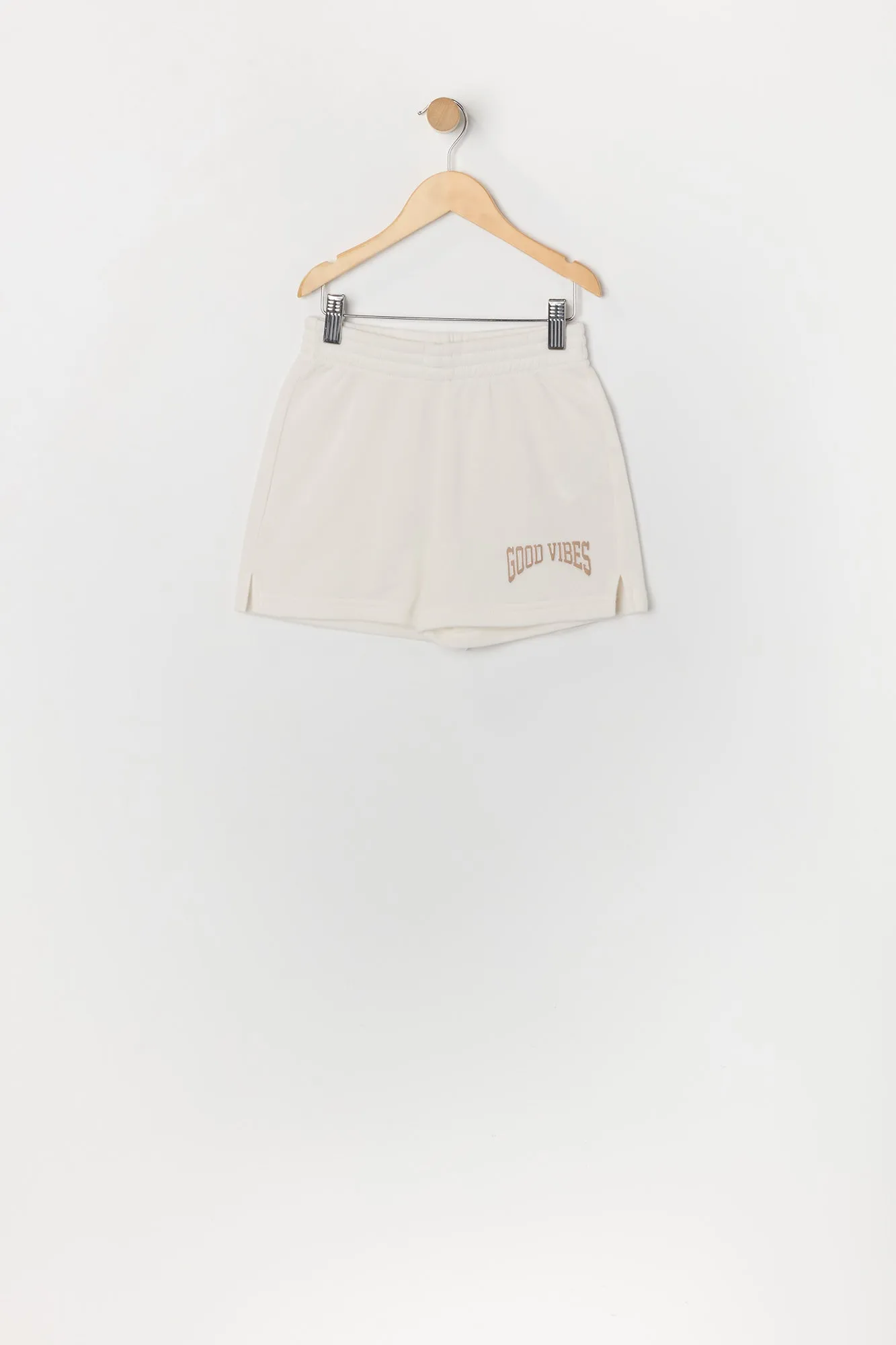 Ensemble avec chandail et short à motif brodé Teddy en sergé pour fille sold by Urban Planet product image thumbnail 4