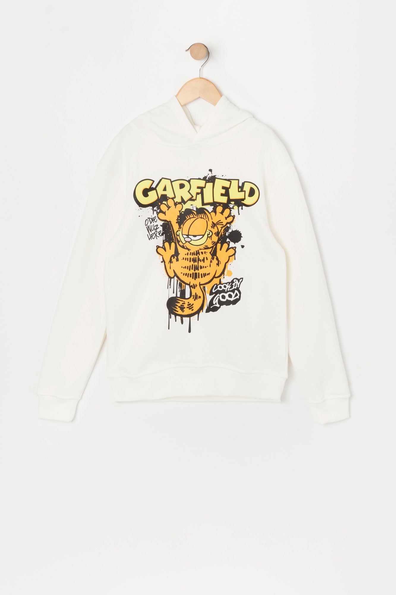 Boys Garfield Lookin Good Graphic Hoodie sold by Urban Planet