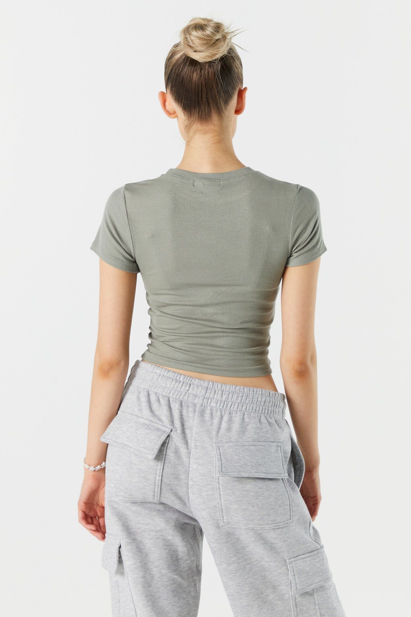 Ribbed Crew Baby T-Shirt sold by Urban Planet product image thumbnail 5