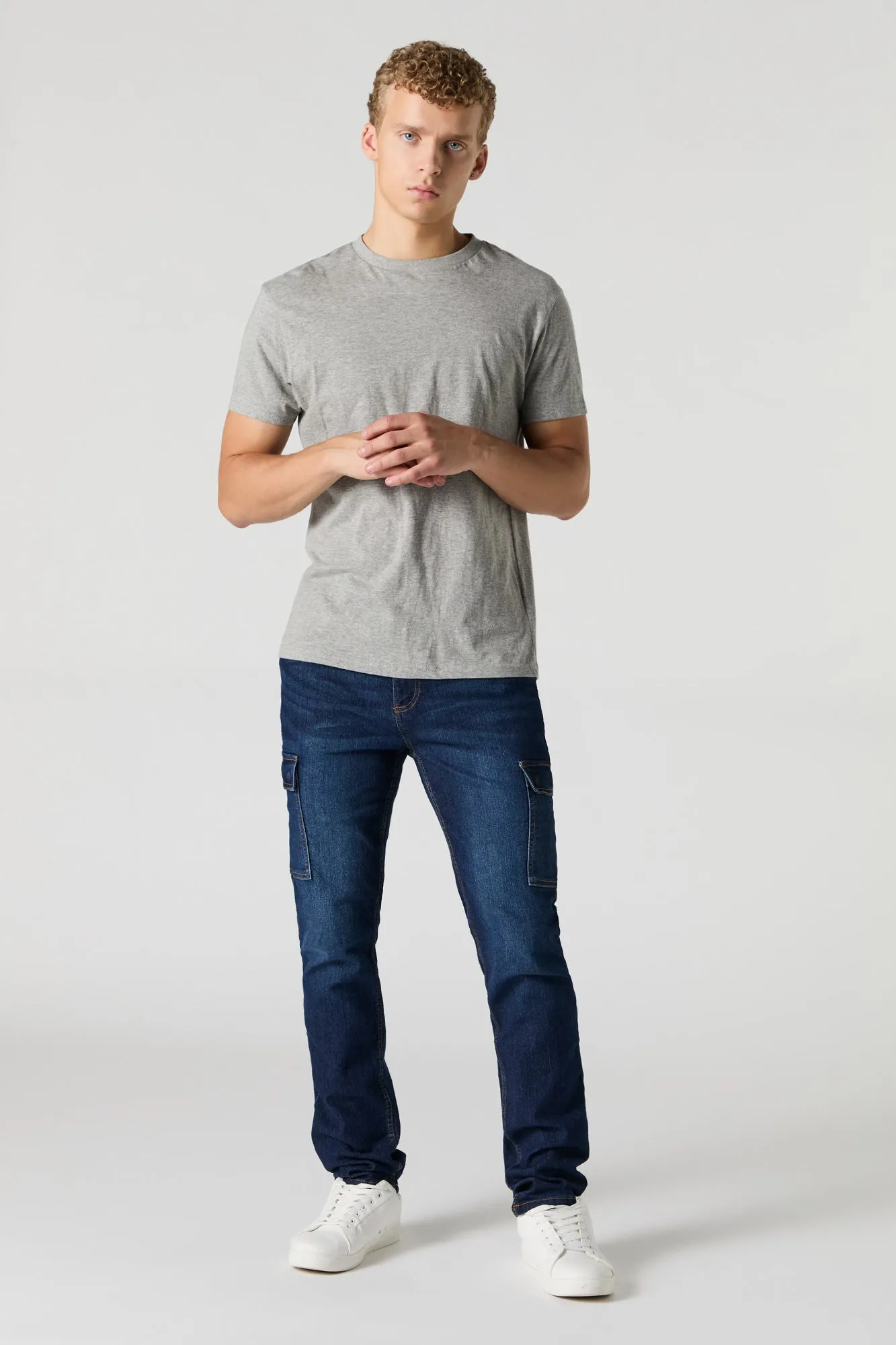 Stacked Skinny Cargo Jean sold by Urban Planet product image thumbnail 3