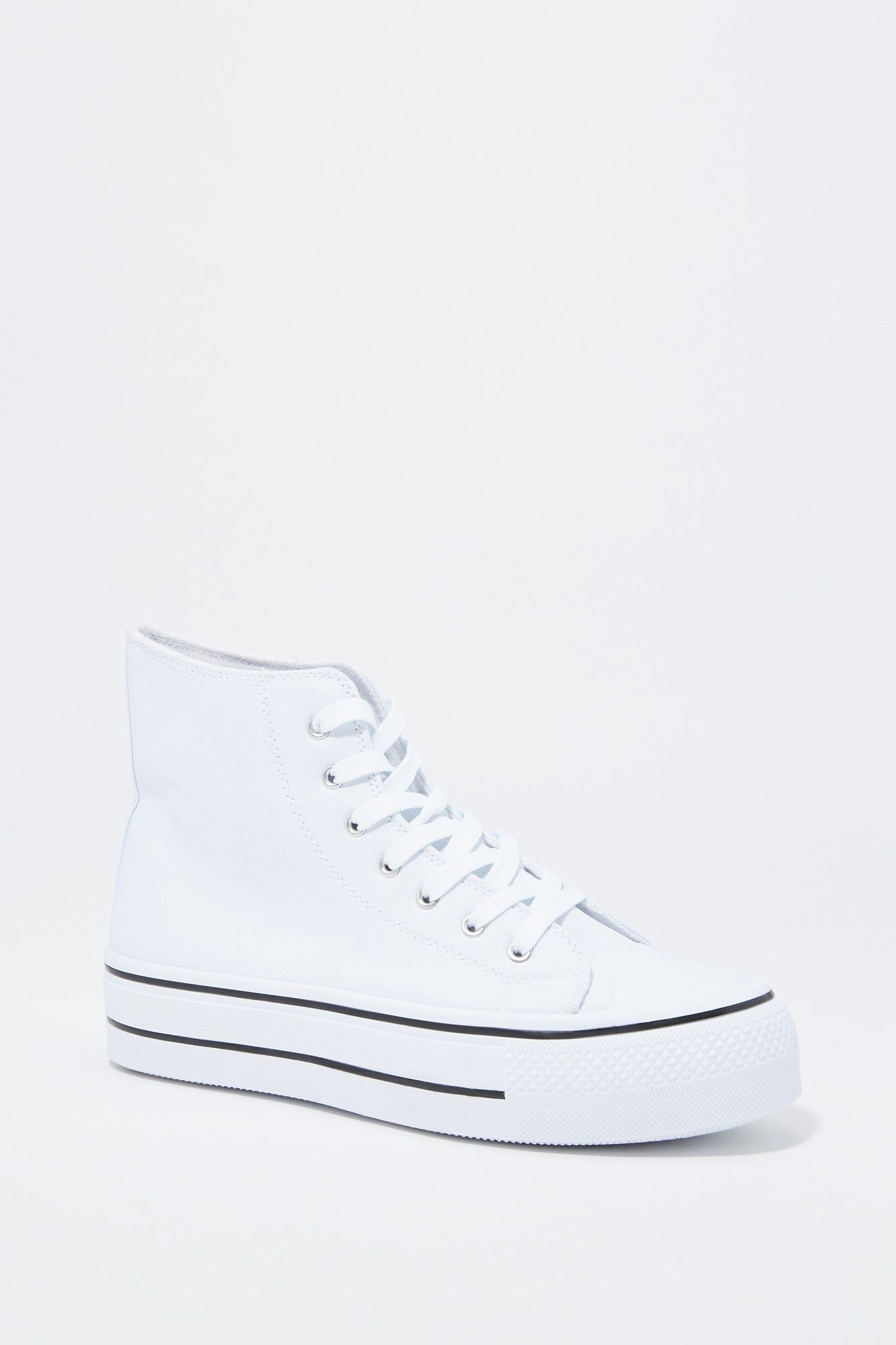 Espadrilles plateforme montantes en toile sold by Urban Planet product image thumbnail 6