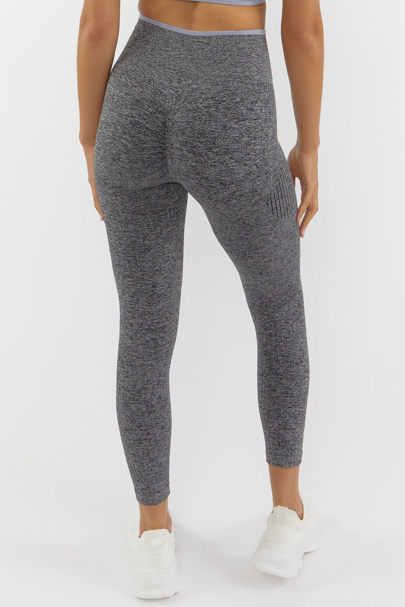 Legging Active côtelé sans couture noir sold by Urban Planet product image thumbnail 4