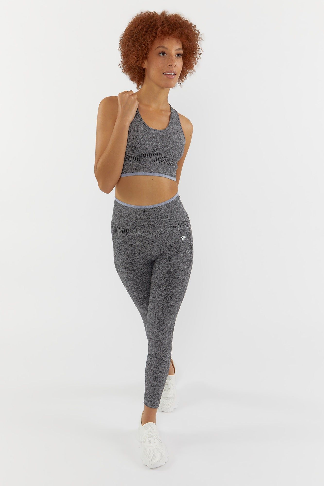 Legging Active côtelé sans couture noir sold by Urban Planet