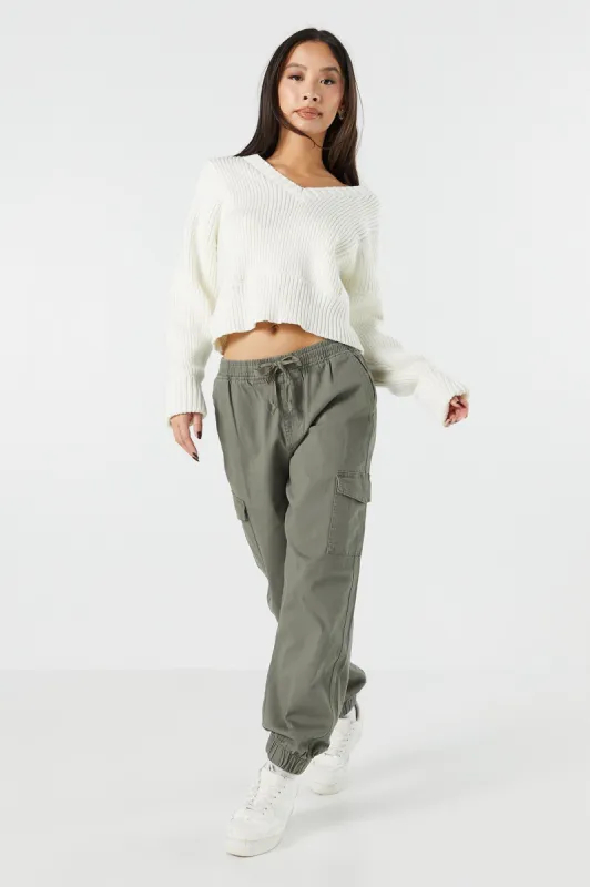 Pantalon de jogging cargo en sergé made by Urban Planet