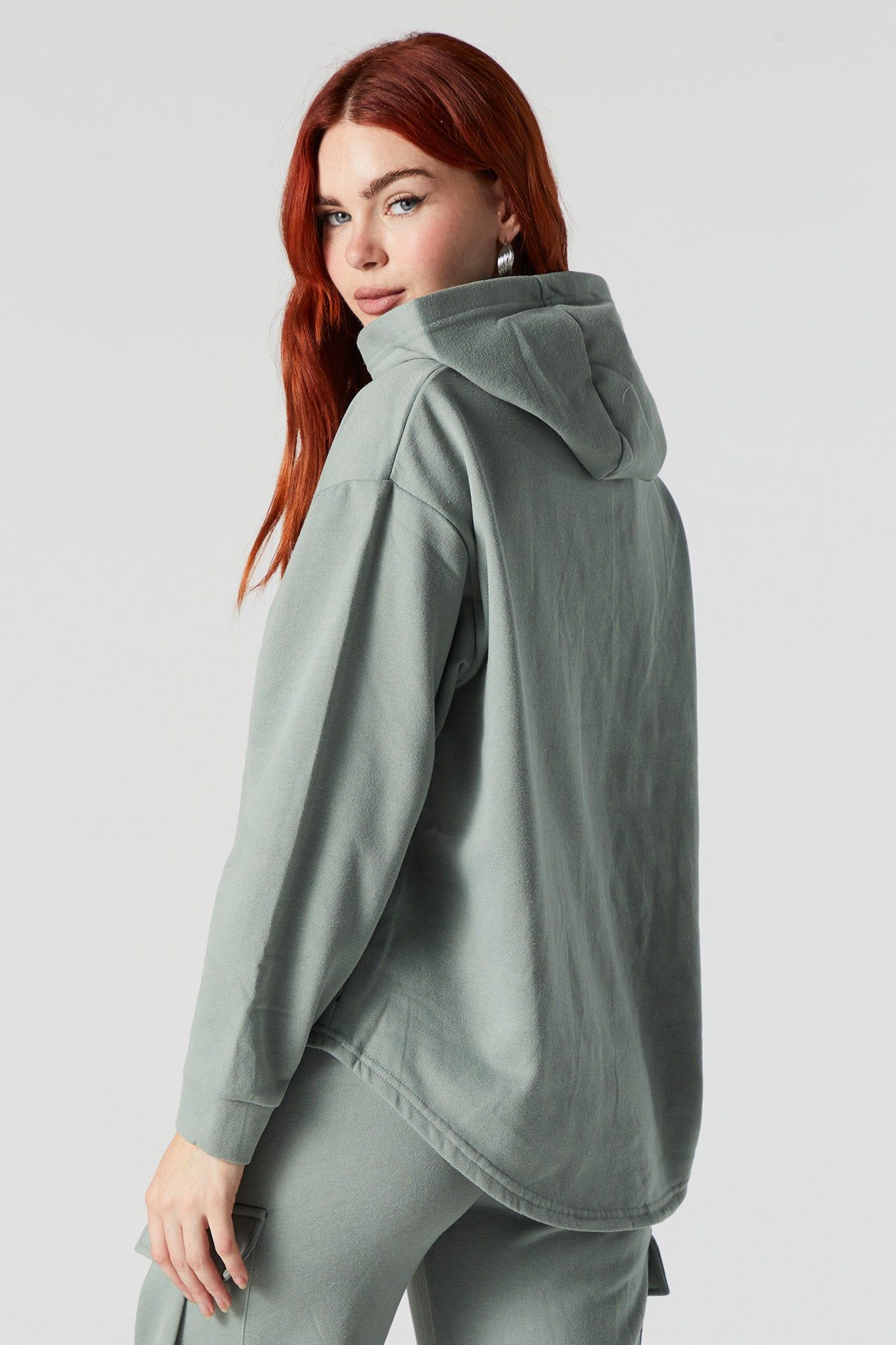 Oversized Fleece Hoodie sold by Urban Planet product image thumbnail 2