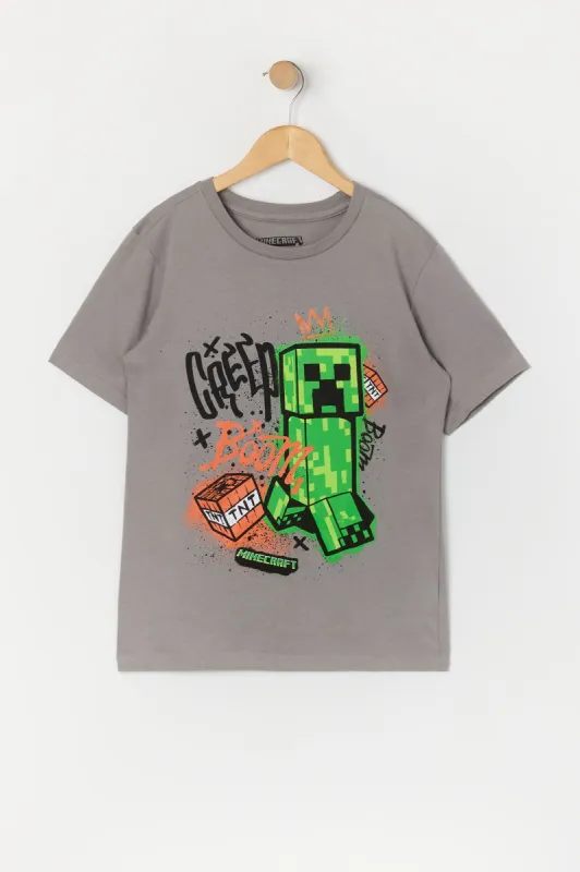 T-shirt à imprimé Minecraft pour garçons sold by Urban Planet