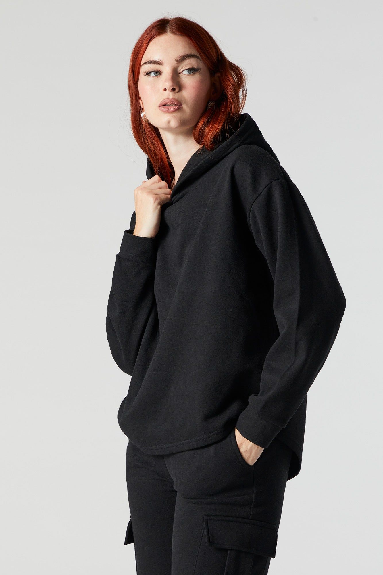 Oversized Fleece Hoodie sold by Urban Planet product image thumbnail 4