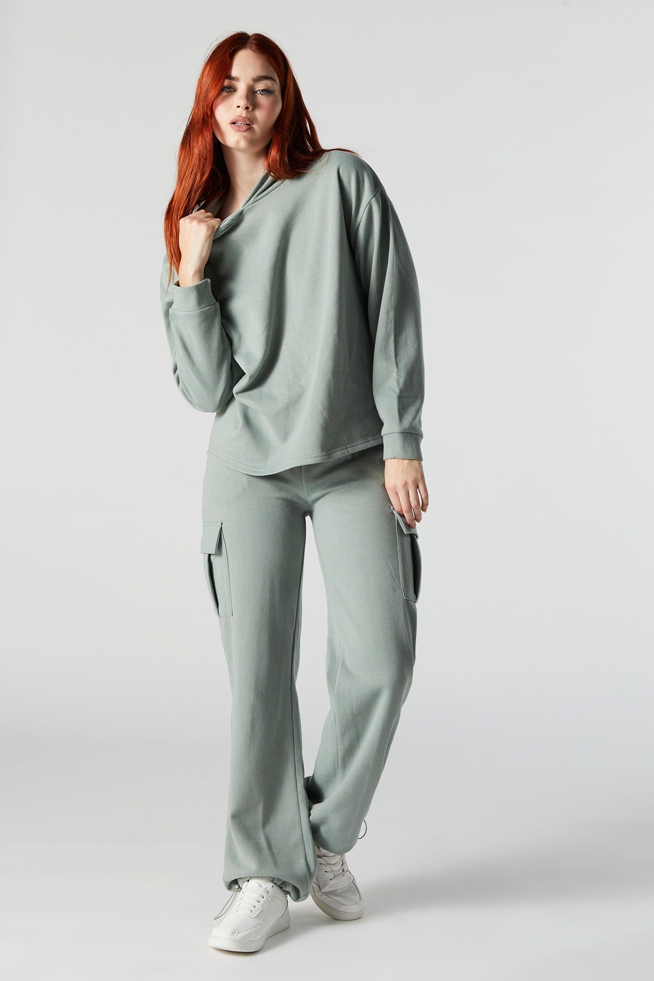 Oversized Fleece Hoodie sold by Urban Planet product image thumbnail 3