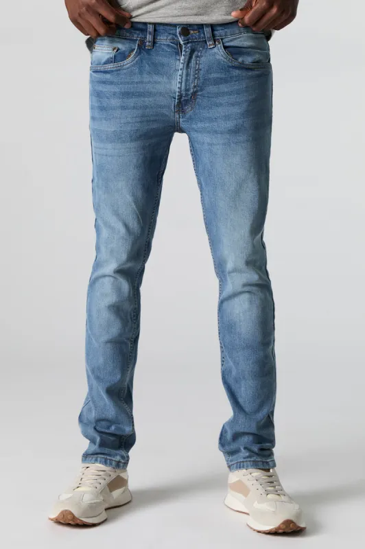 Jean mince délavé moyen sold by Urban Planet