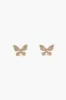 Clous d'oreilles Papillon avec pierres du Rhin sold by Urban Planet