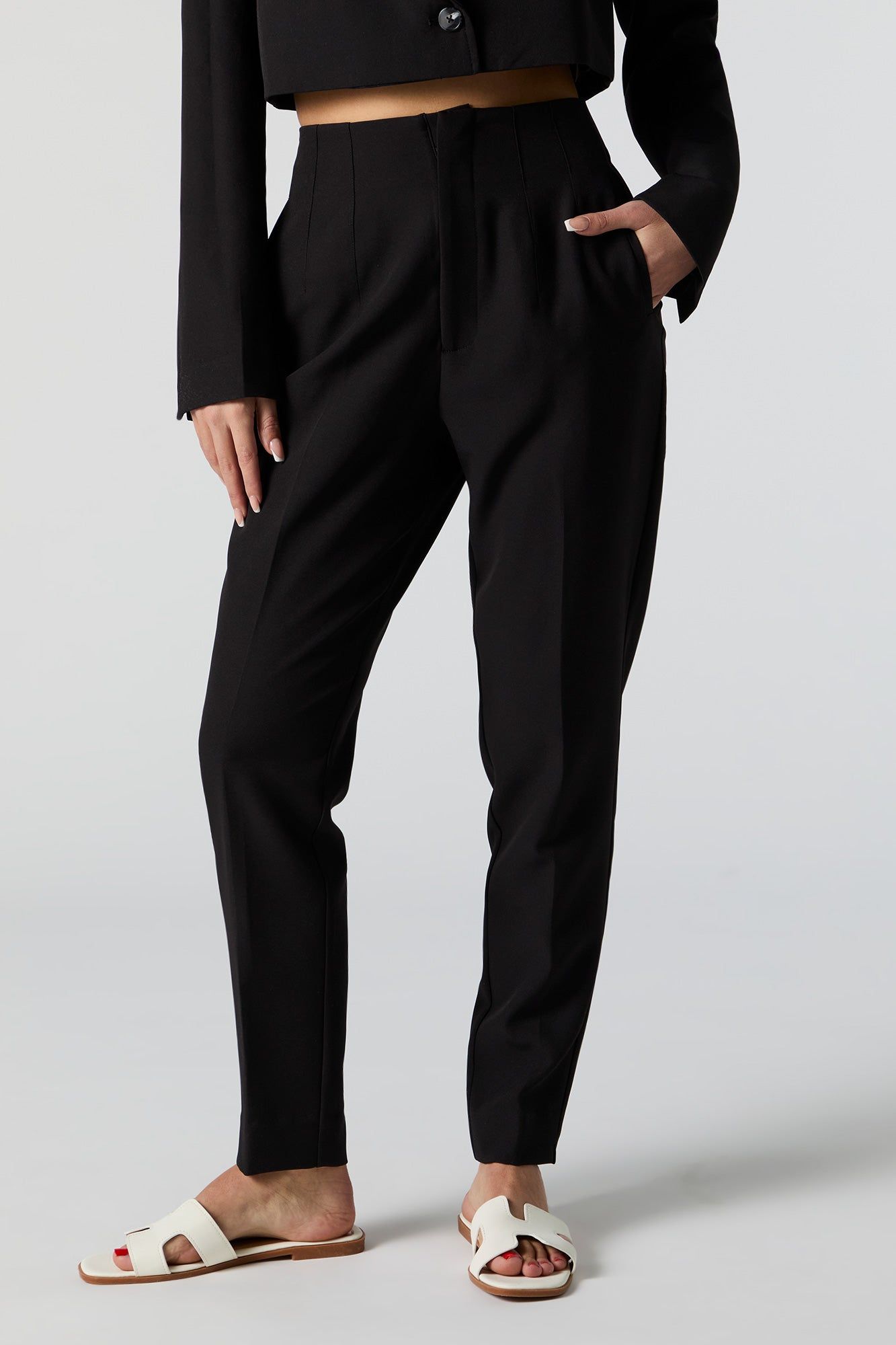 Pantalon habillé plissé mince sold by Urban Planet product image thumbnail 5