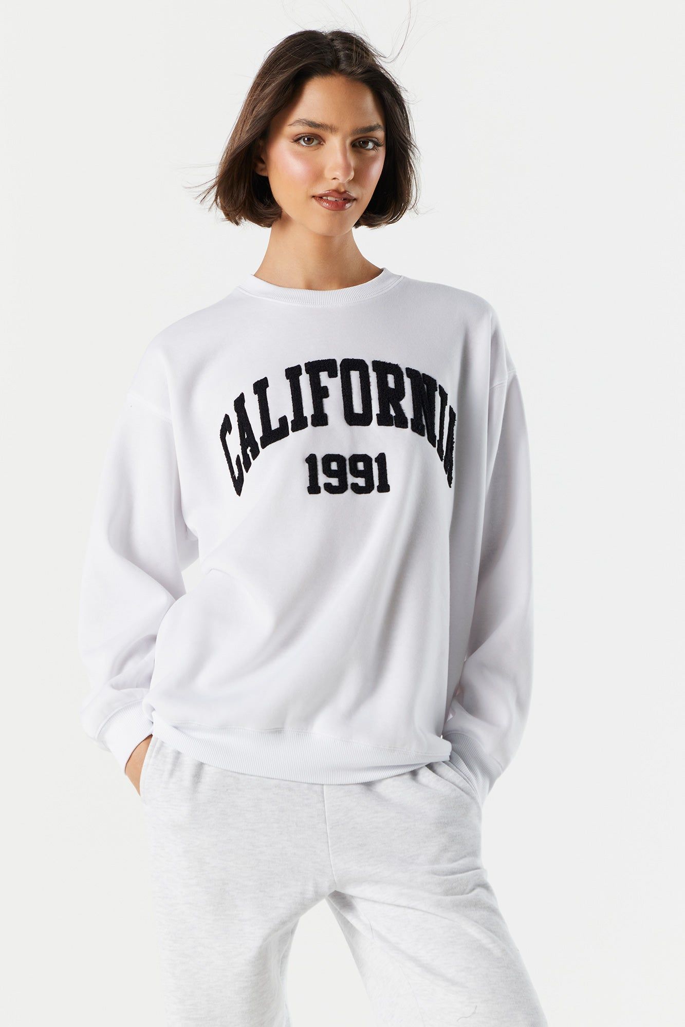 Fleece California Graphic Sweatshirt sold by Urban Planet