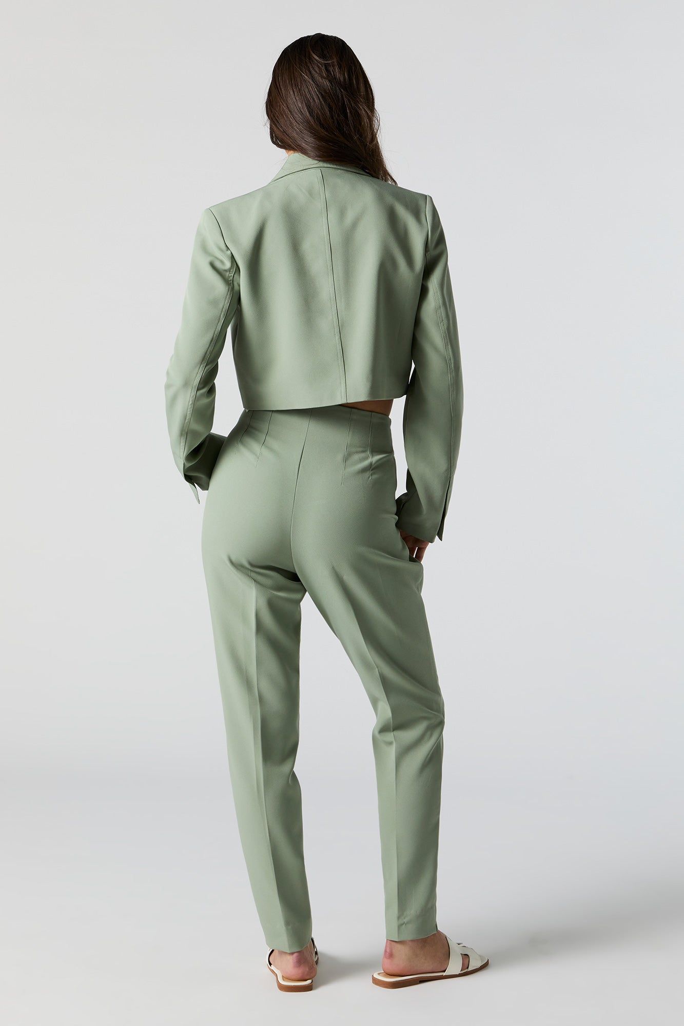 Pantalon habillé plissé mince sold by Urban Planet product image thumbnail 3