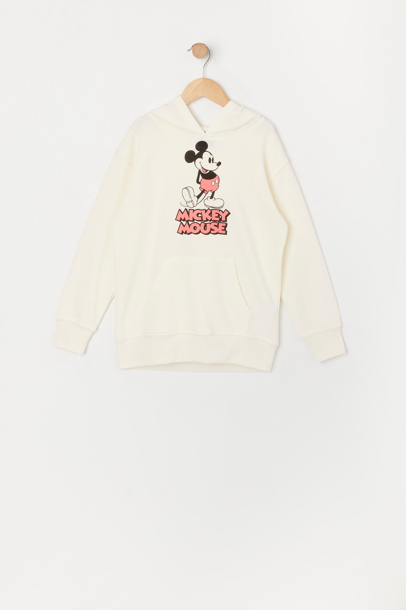 Girls Mickey Mouse Graphic Fleece Hoodie sold by Urban Planet