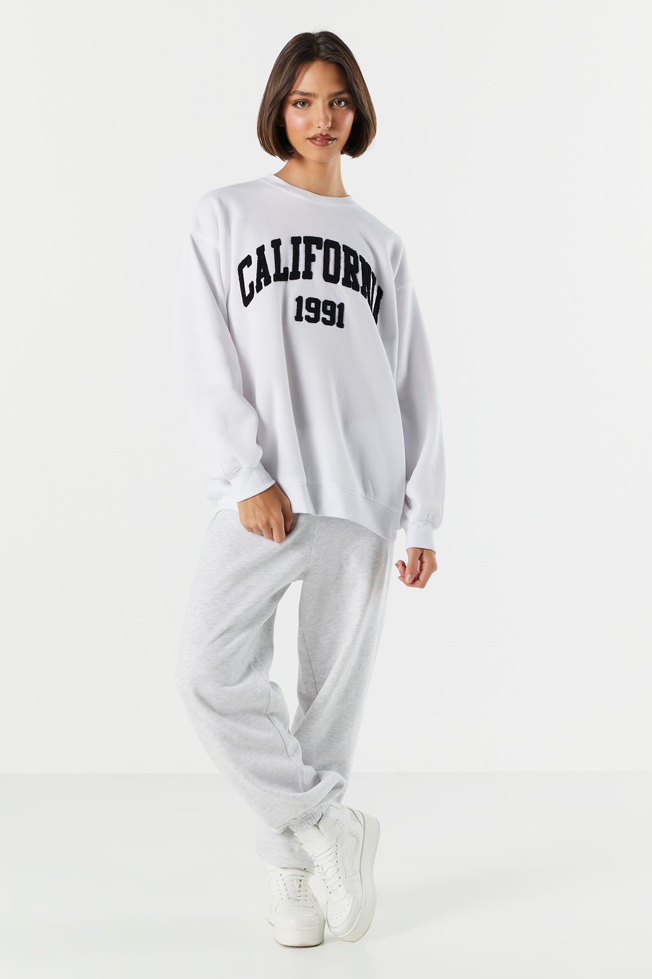 Fleece California Graphic Sweatshirt sold by Urban Planet product image thumbnail 3