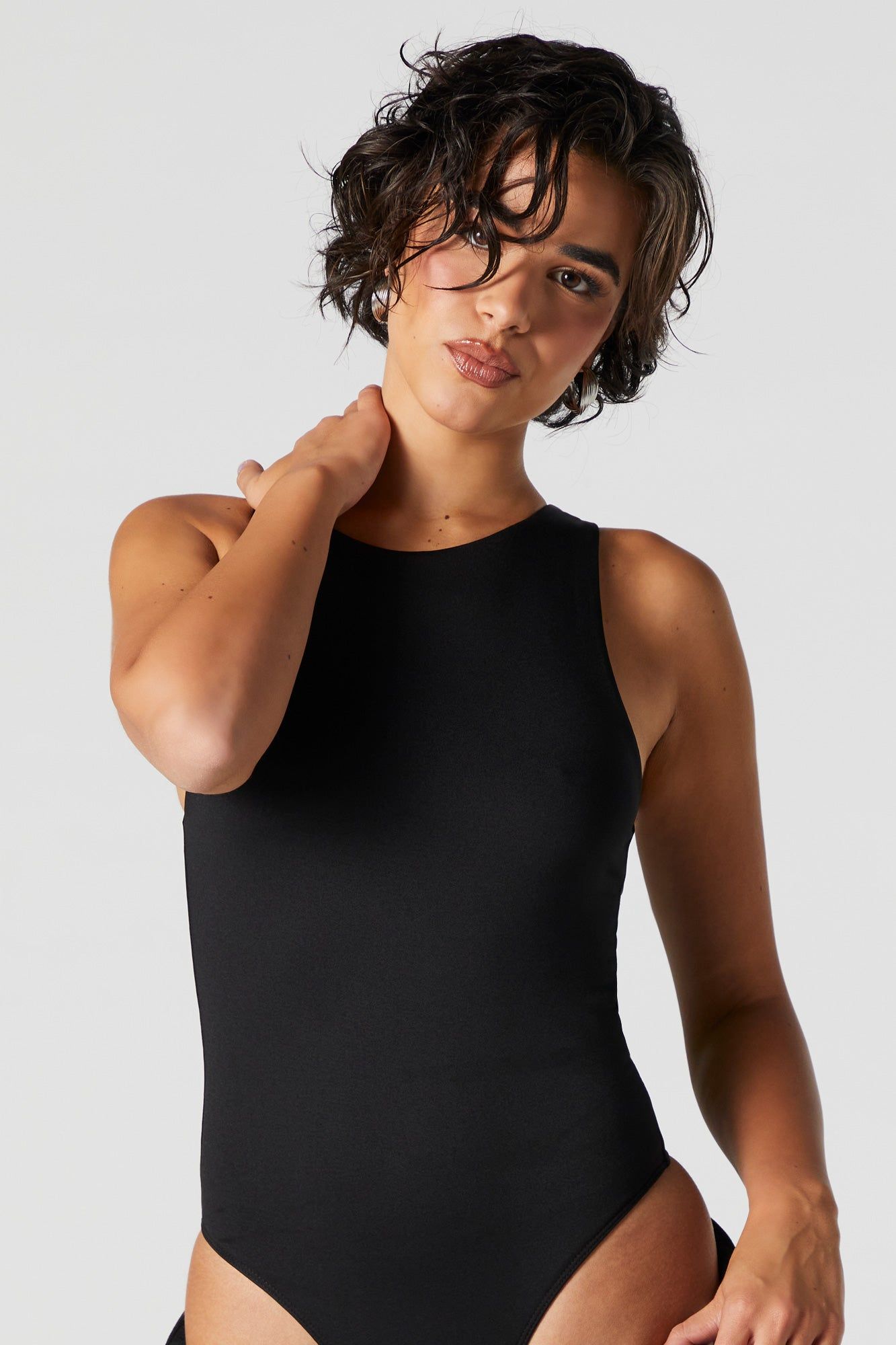 Contour Crewneck Sleeveless Bodysuit sold by Urban Planet product image thumbnail 5