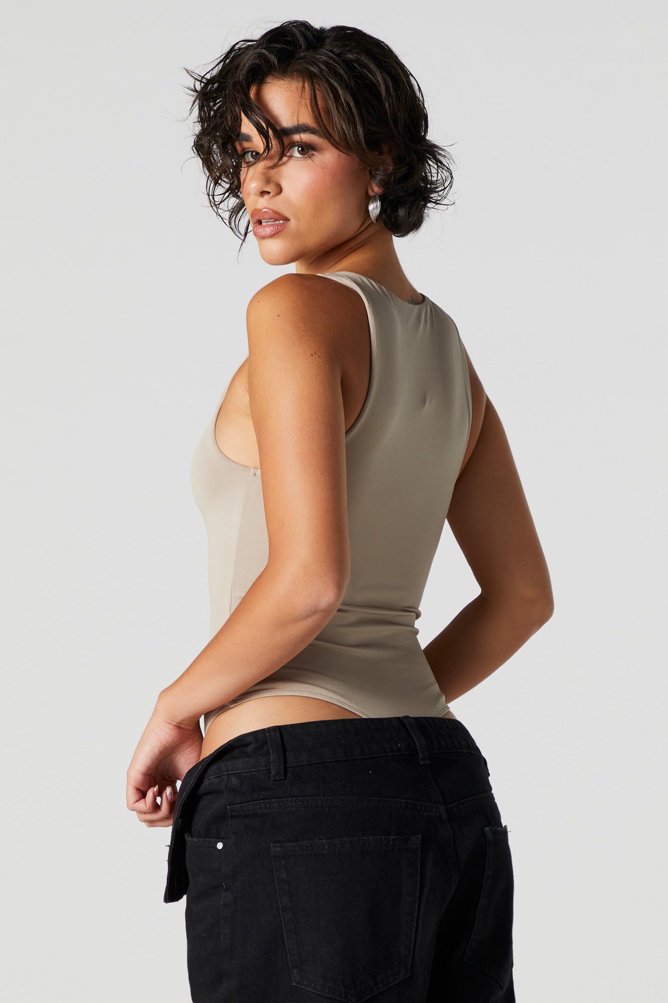 Contour Crewneck Sleeveless Bodysuit sold by Urban Planet product image thumbnail 2