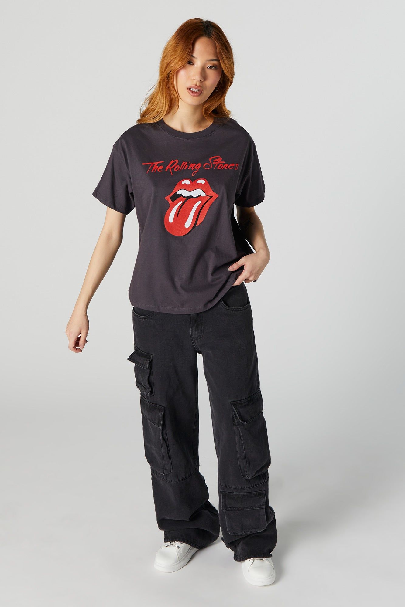 The Rolling Stones Graphic Boyfriend T-Shirt sold by Urban Planet product image thumbnail 3