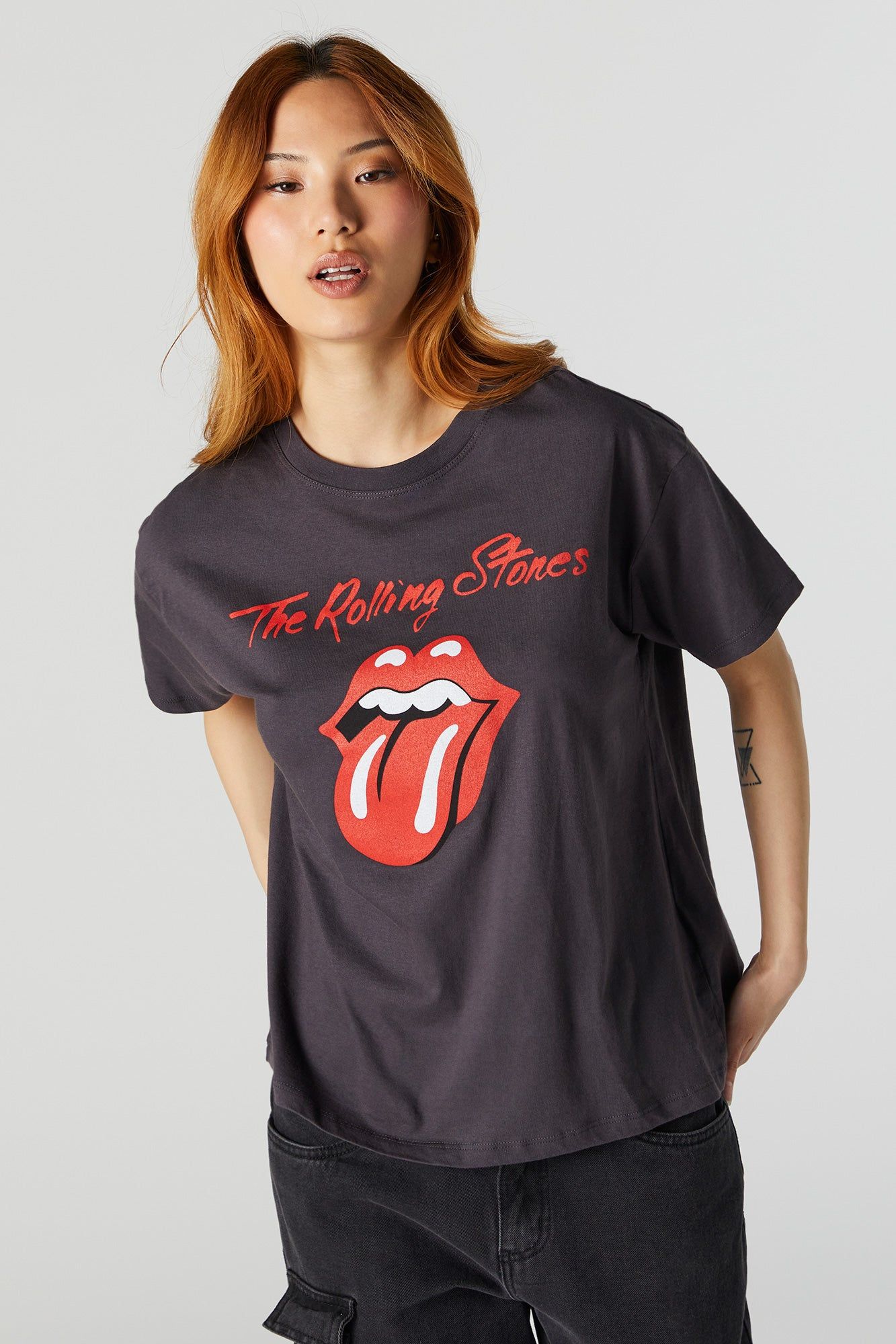 The Rolling Stones Graphic Boyfriend T-Shirt sold by Urban Planet product image thumbnail 2