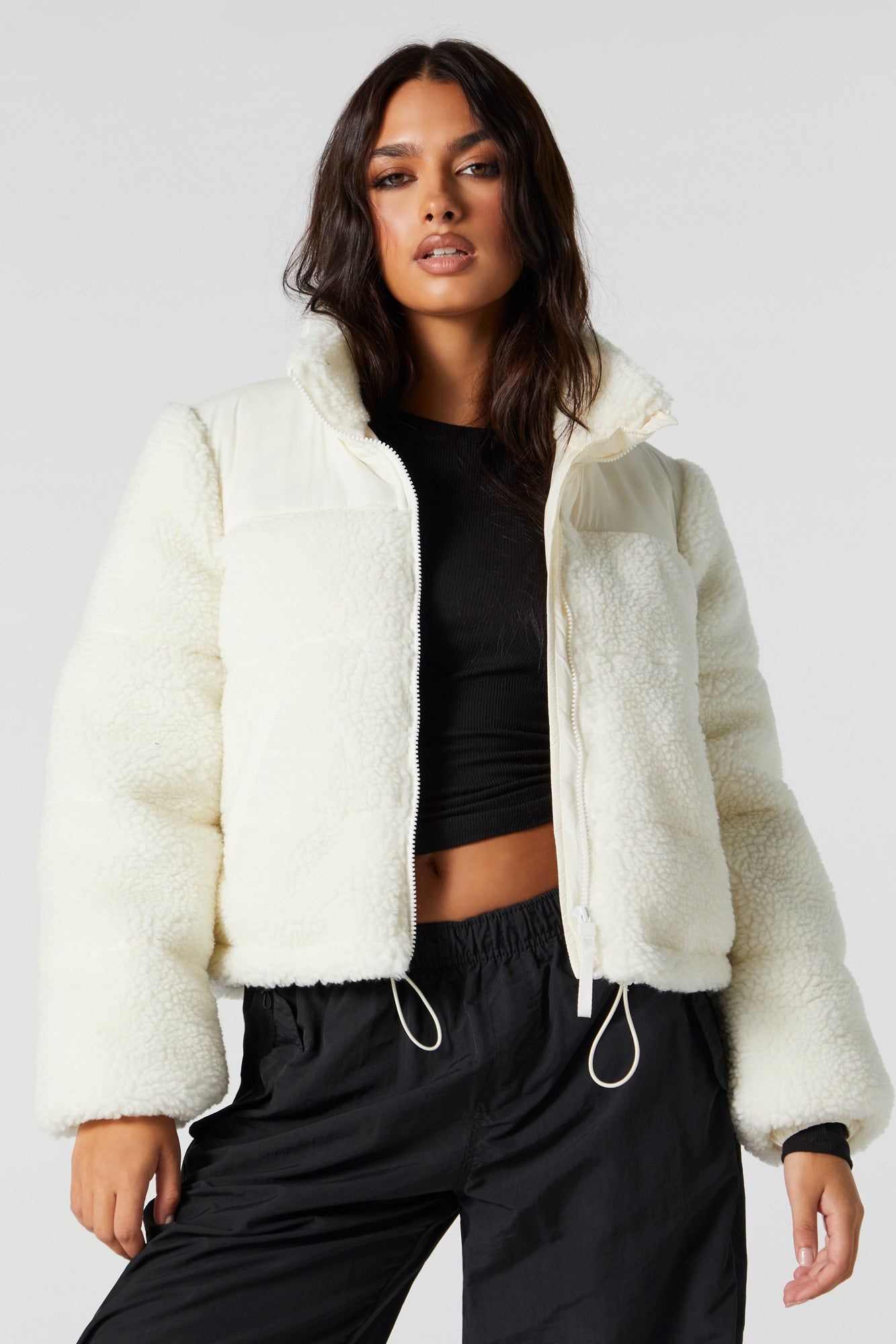 Sherpa Puffer Jacket sold by Urban Planet product image thumbnail 5