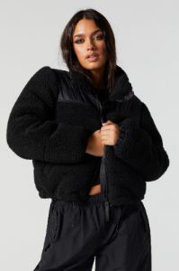 Sherpa Puffer Jacket sold by Urban Planet
