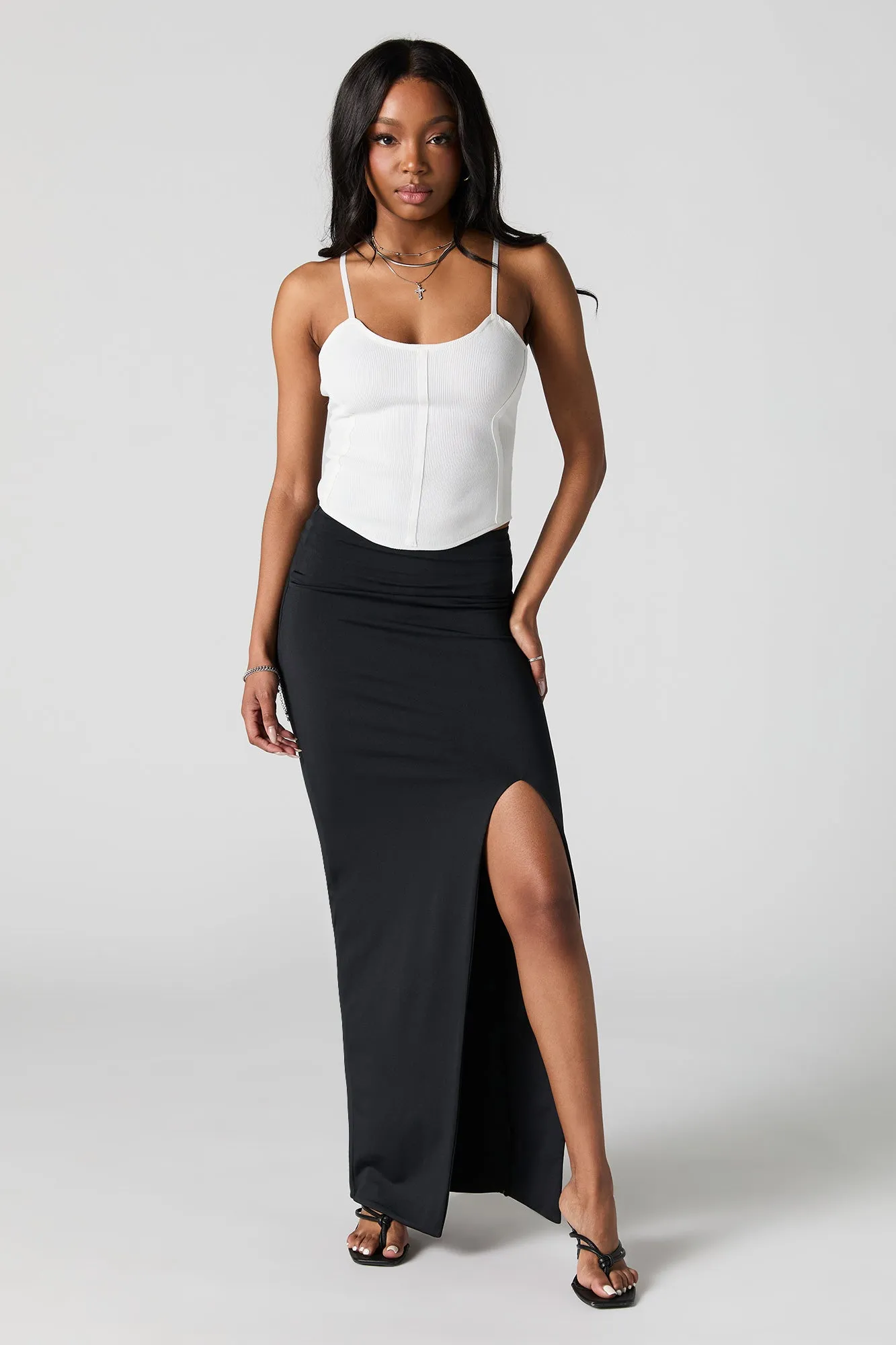 Débardeur corset côtelé sold by Urban Planet product image thumbnail 3