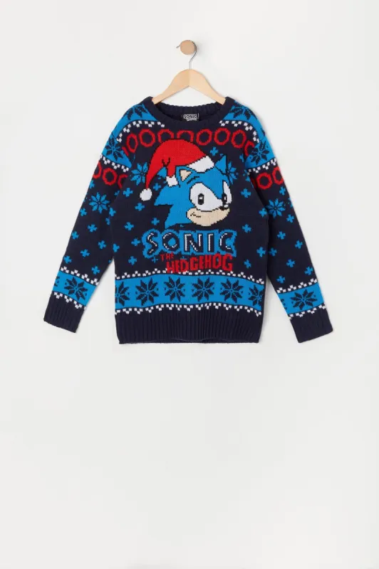 Boys Sonic Xmas Sweater sold by Urban Planet